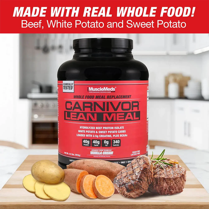 Carnivor Lean Meal Proteina 4.2 lb Vainilla Caramel