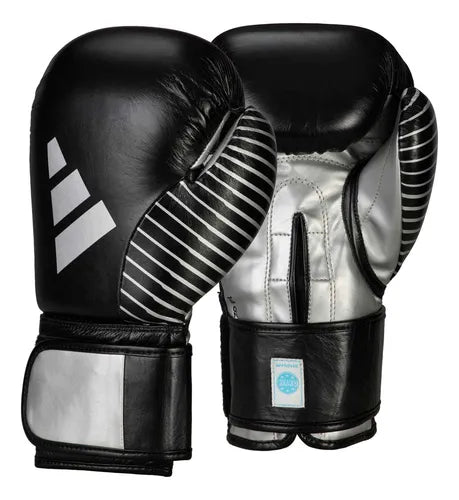 Guantes Profesionales Adidas Wako Kick Boxing Silver