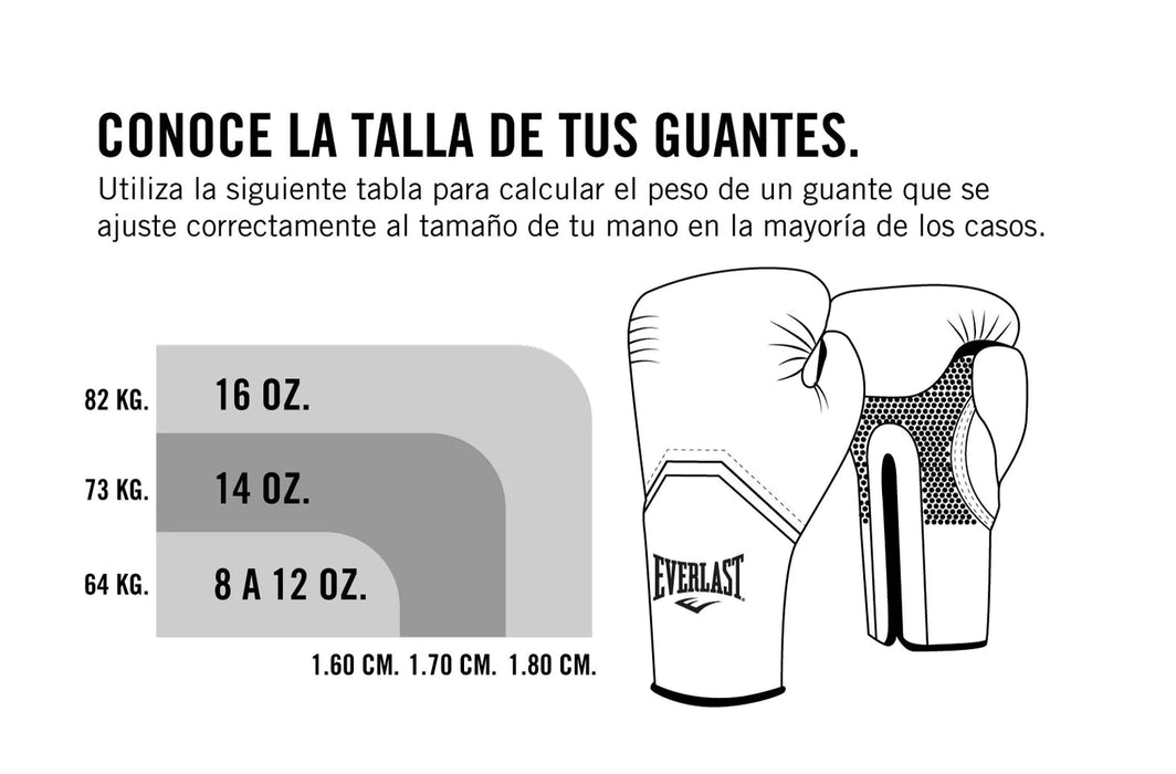 Guantes De Boxeo Everlast Powerlock 2 TR Hook & Loop Rojo