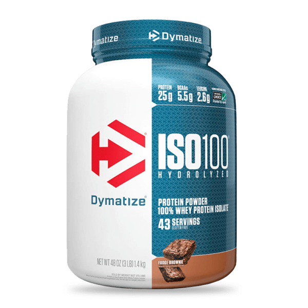 Proteína ISO 100 Dymatize 3 Lb Fudge Brownie