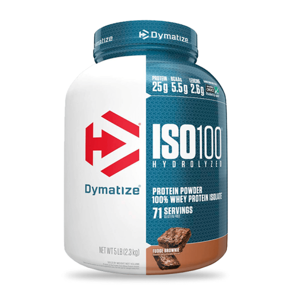 Proteína ISO 100 Dymatize 5 Lb Fudge Brownie