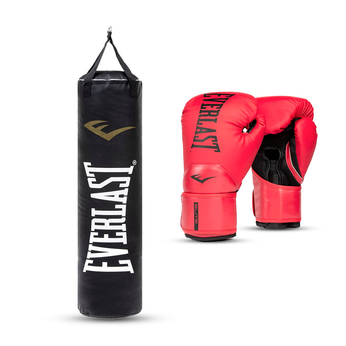 Kit de Boxeo Everlast Saco + Guantes Everlast Elite