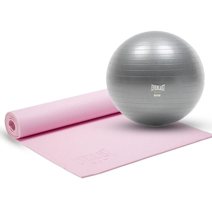 Kit Fitness Mat + Balón Pilates 55 cm.