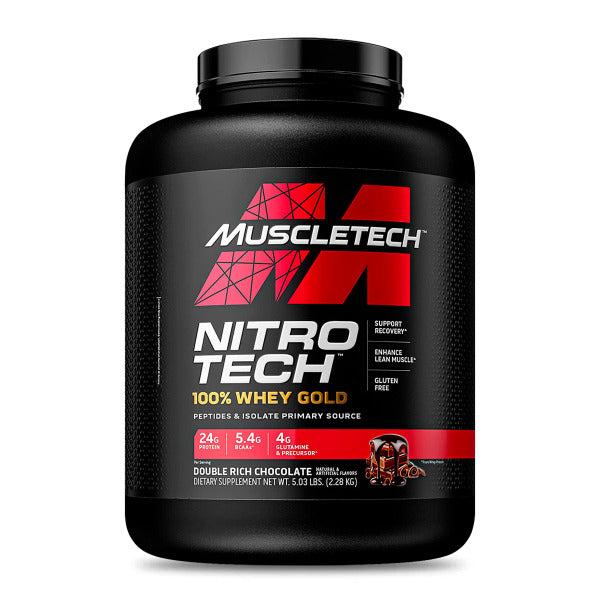 Nitro Tech 100% Whey Gold 5 Lb Proteina Chocolate