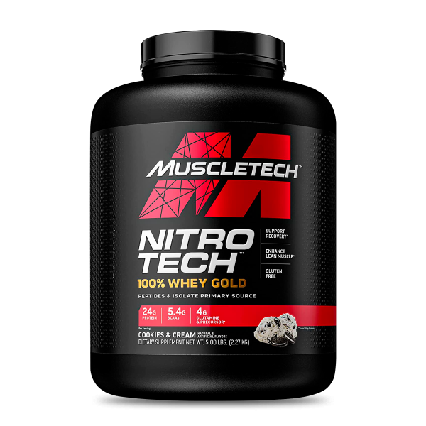 Nitro Tech 100% Whey Gold 5Lb Cookies and Cream