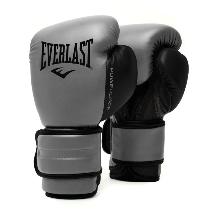 Guantes De Boxeo EVERLAST Powerlock 2 TR Hook & Loop Gris