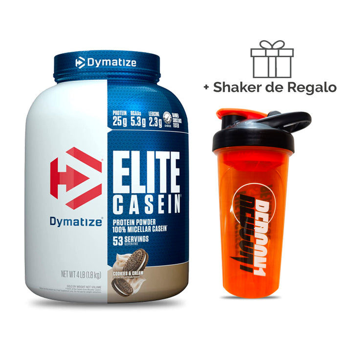 Proteína Dymatize Elite Casein 4 Lb Cookies and Cream