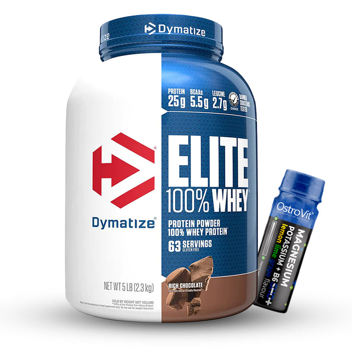 Proteína Elite 100% WHEY Dymatize 5 Lb RICH CHOCOLATE