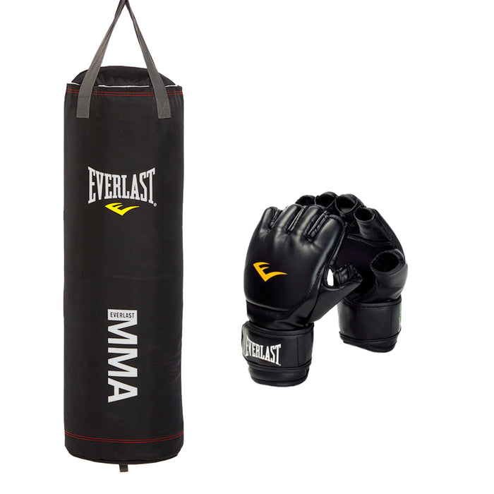 Kit Boxeo MMA Everlast Saco y Guante