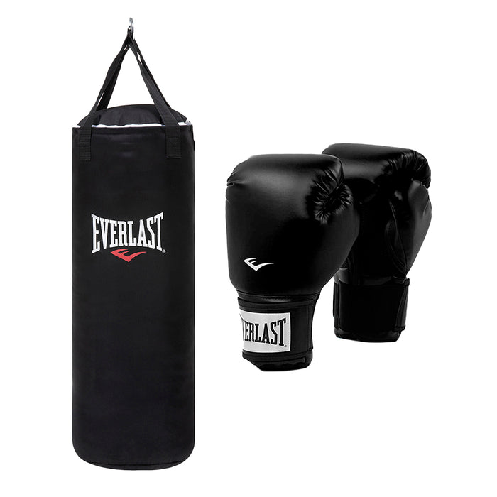 Kit Saco de Boxeo Everlast 80cm + Guantes Prostyle 2