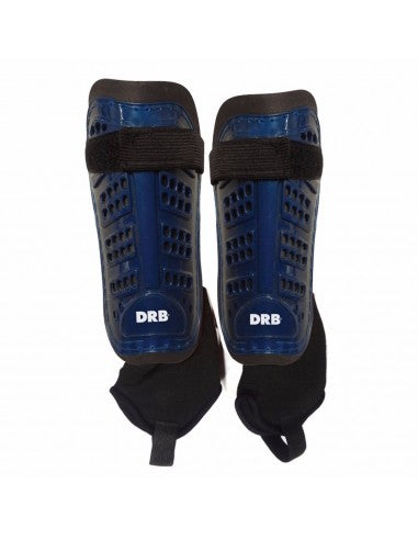 Canilleras De Fútbol DRB con Tobillera Azul