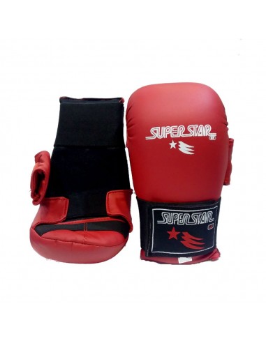 Guantes para Karate Super Star Rojo