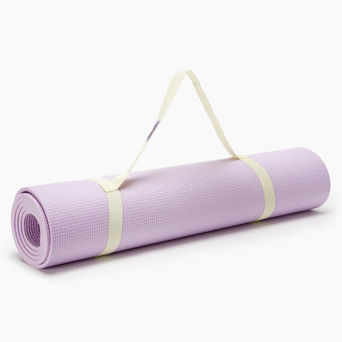 Colchoneta Yoga Mat 6mm Lavanda EVERLAST