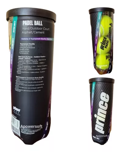 Pelota De Padel Prince Set 3 Tarros