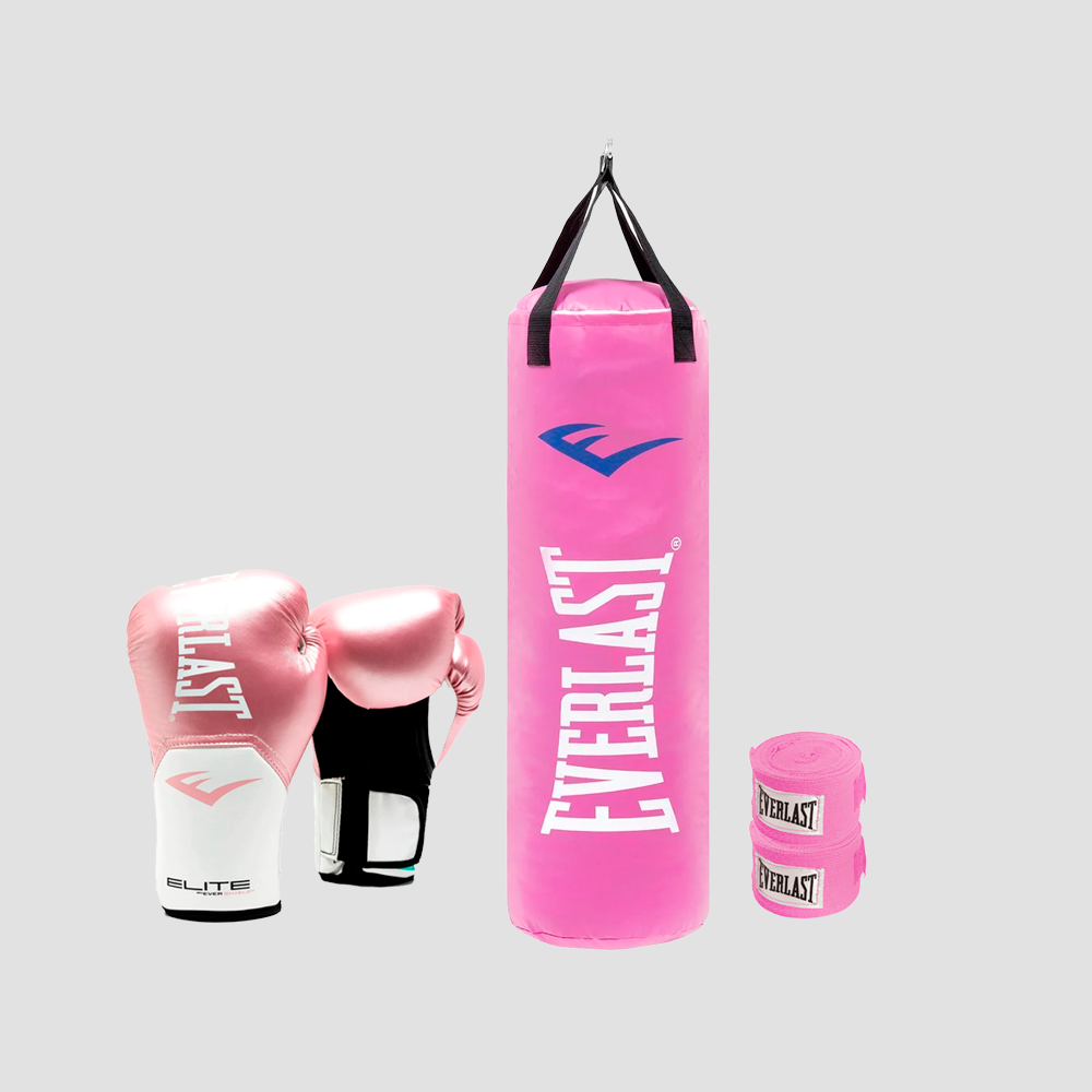 Saco best sale boxeo rosa