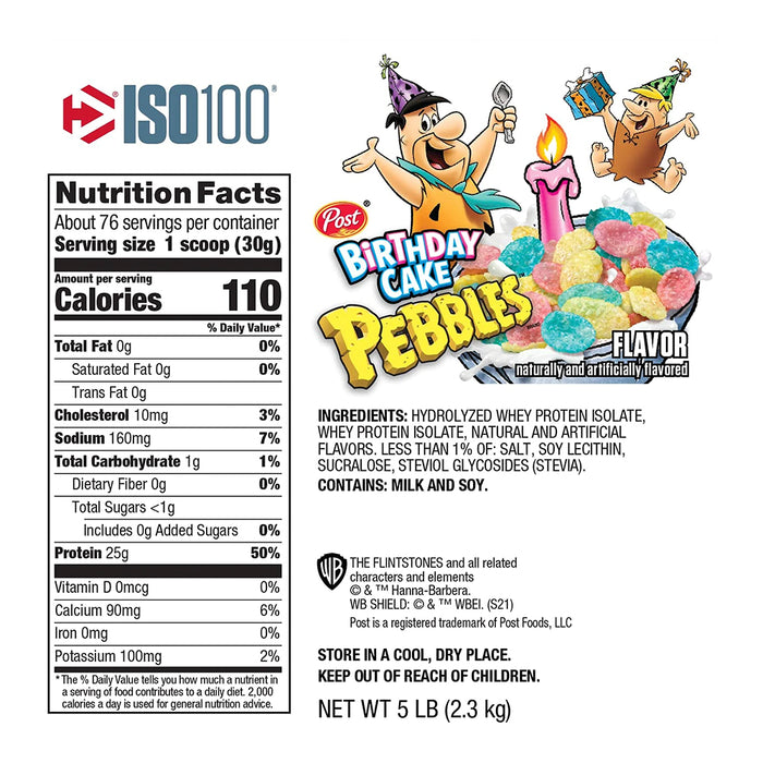 ISO 100 Proteína Dymatize 5lb Cocoa Pebbles