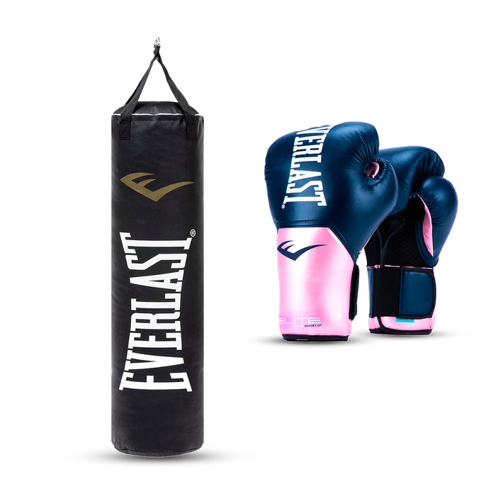 Kit de Boxeo Everlast Saco + Guantes Everlast Elite