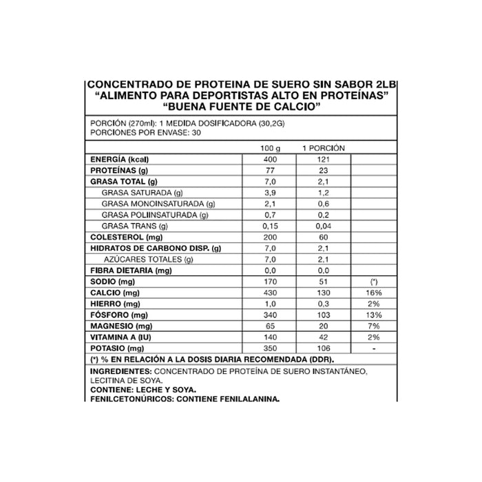 Whey Protein 100% 4Chef Foodtech