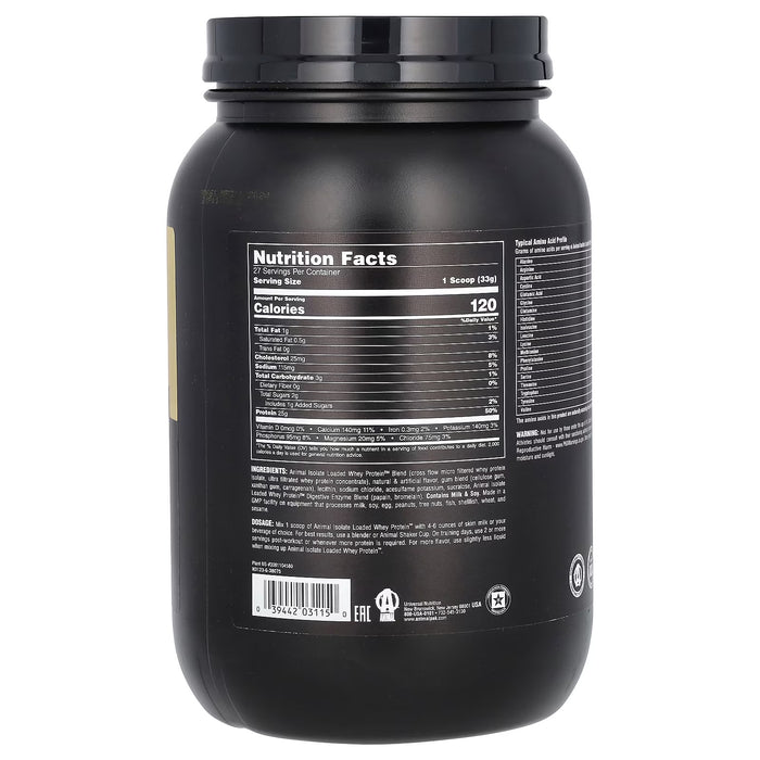 Proteina Animal Isolate Whey 2lb Vainilla