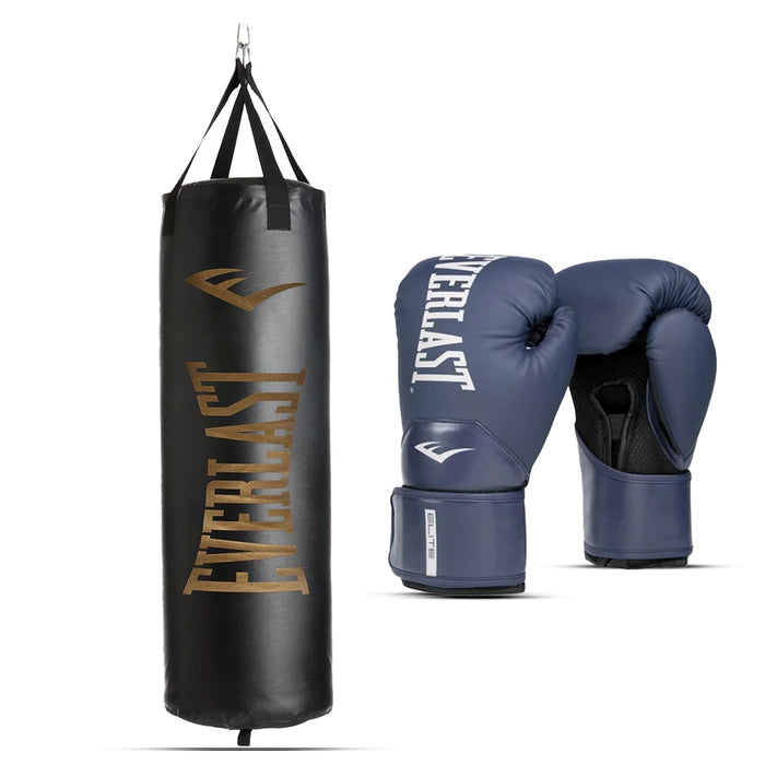 Kit de Boxeo Elite Saco 100cm + Guante Everlast