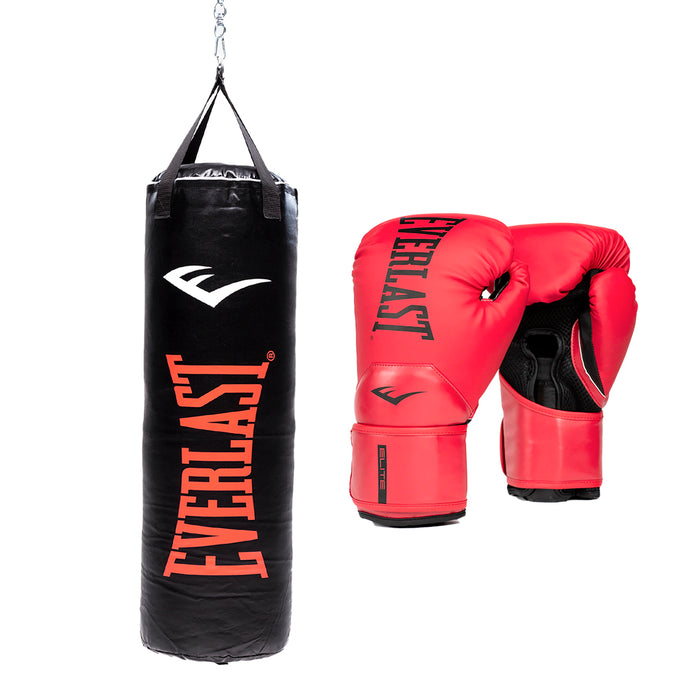 Kit de Boxeo Everlast Saco + Guantes Everlast Elite