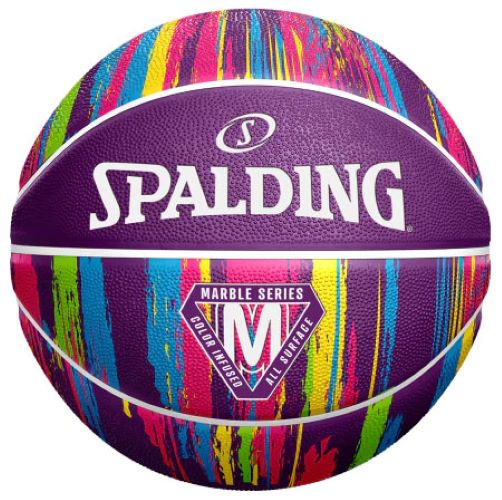 Balón Baketball Spalding Marble Series Purple