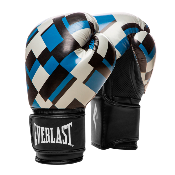 Guante De Boxeo Spark Training Blue Grid