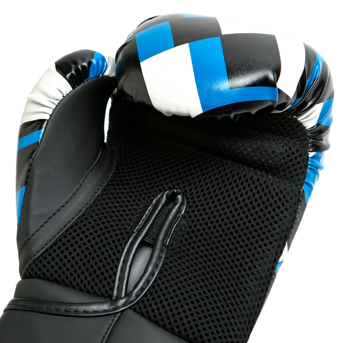 Guante De Boxeo Spark Training Blue Grid