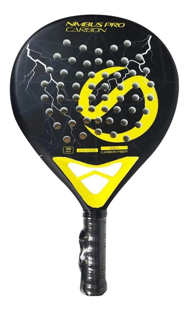Pala de Pádel Nimbus Pro Carbon Sixzero — Carbono 38mm 350g