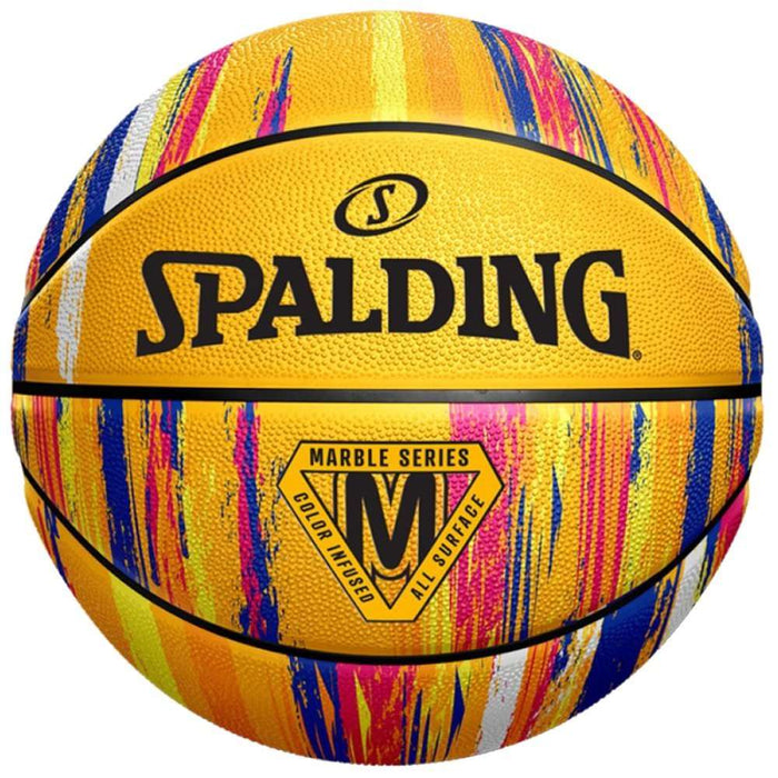 Balón Baketball Spalding Marble Series Yellow